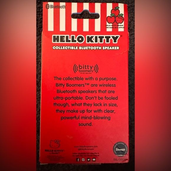 Hello Kitty Bitty Boomer Bluetooth Speaker - Picture 6 of 6